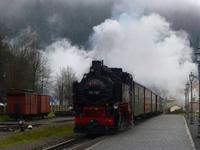 der Zug fährt ein