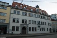 Neujahr 2017 - Spaziergang durch die Erfurter Altstadt - Anger - Haus Dacheröden - Hier gingen Goethe, Schiller, Napoleon I., Wilhelm und Alexander von Humboldt ein und aus &ndash; &copy; Martin Büchner (Eberhardt TRAVEL)