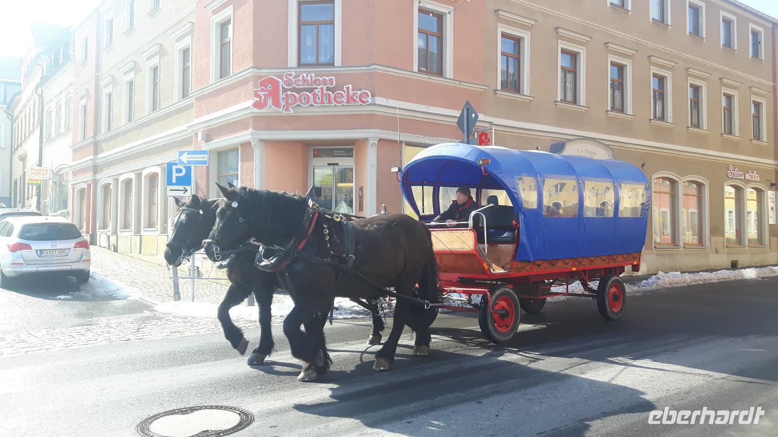 Kutschfahrt von Frauenstein ins Gimmlitztal... &ndash; &copy; Katrin Deutschbein (Eberhardt TRAVEL)