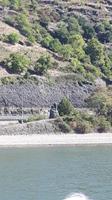 unten auf einer Landzunge sitzt die Loreley mitten im Rhein &ndash; &copy; Horst Hallfarth (Eberhardt TRAVEL)