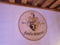 Wappen der Brauereifamilie Schneider in Essing &ndash; &copy; Horst Hallfarth (Eberhardt TRAVEL)