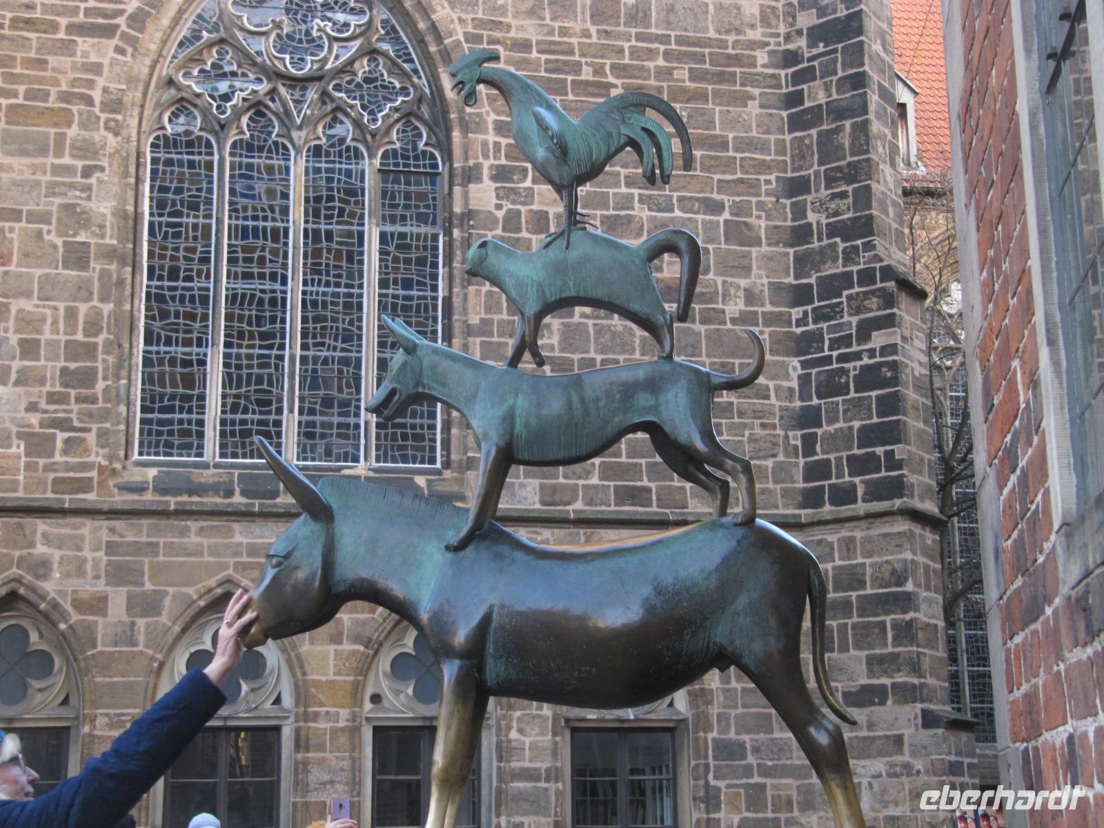  die Bremer Stadtmusikanten &ndash; &copy; Adelheid Fritzsche (Eberhardt TRAVEL)