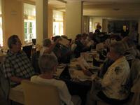 beim Mittagessen im Ramada Hotel Bad Brambach