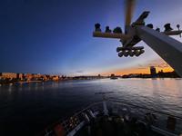 Flusskreuzfahrt mit A-ROSA FLORA • abendliche Hafenrundfahrt in Amsterdam &ndash; &copy; Franziska Bergmann (Eberhardt TRAVEL)