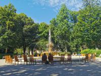 Brunnen im Kurpark Bad Reichenhall &ndash; &copy; Simone Willner (Eberhardt TRAVEL)