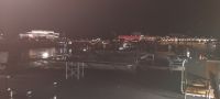 Wir passieren Linz bei Nacht