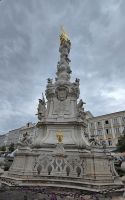Linz Dreifaltigkeitsäule auf dem Hauptmarkt &ndash; &copy; Marion Kottlos (Eberhardt TRAVEL)