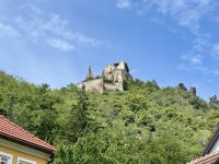 5. Tag – Dürnstein an der Donau – Blick zur Burgruine &ndash; &copy; Andreas Wolfsteller (Eberhardt TRAVEL)