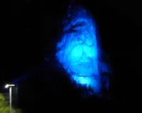 Decebal im Felsen bei Nacht.JPG &ndash; &copy; Georg Berger (Eberhardt TRAVEL)