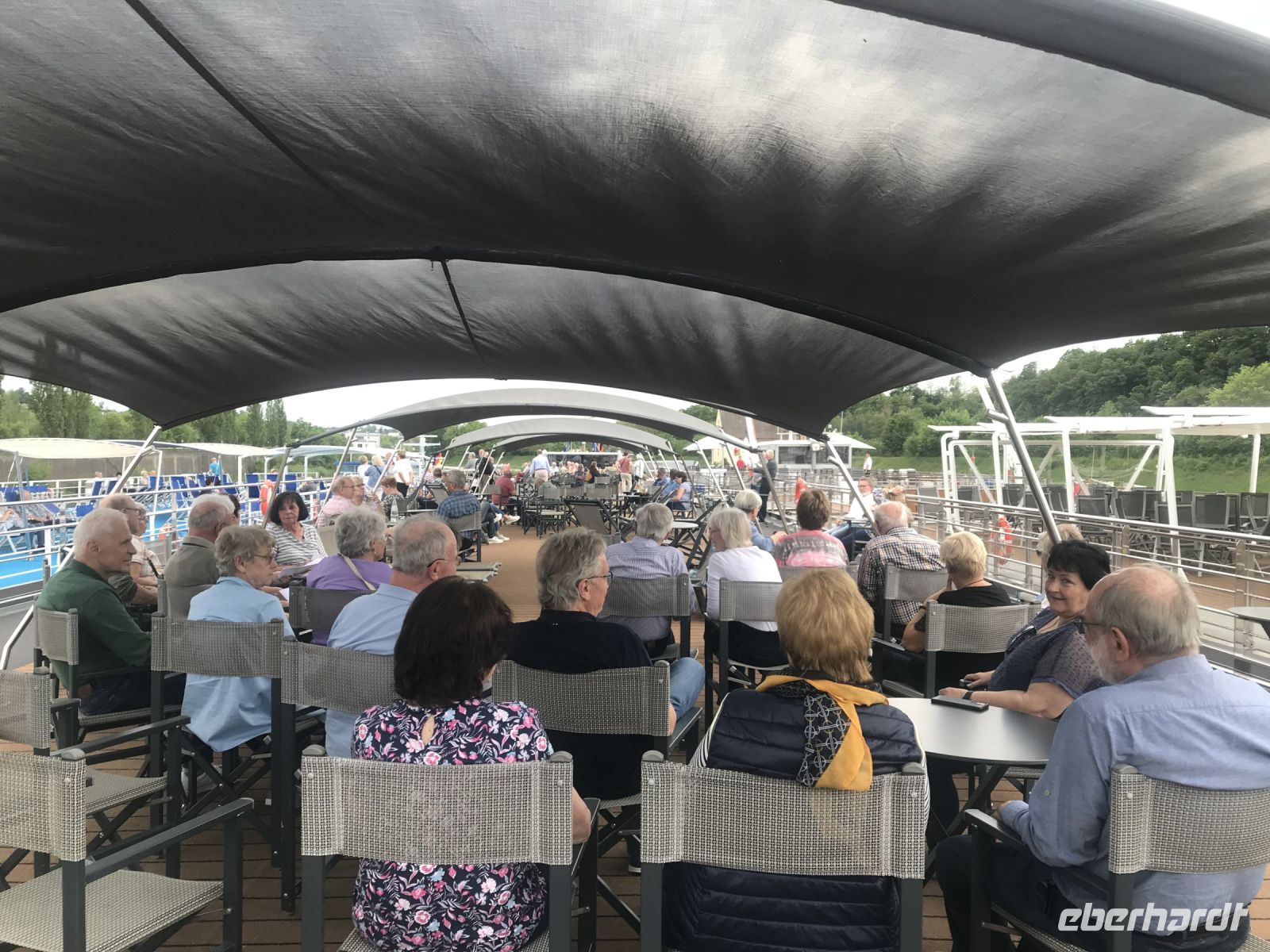 6.5.24 alle Eberhardt - Gäste an Bord &ndash; &copy; Renate Schuster (Eberhardt TRAVEL)