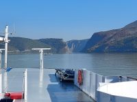 2024 Donaukreuzfahrt: Kataraktendurchfahrt - Einfahrt Eisernes Tor &ndash; &copy; Dieter Braune (Eberhardt TRAVEL)