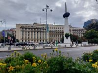 2024 Donaukreuzfahrt: Bucarest, ehemaliges ZK-Gebäude &ndash; &copy; Dieter Braune (Eberhardt TRAVEL)