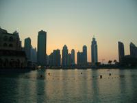 Abendstimmung an der Dubai-Fontäne &ndash; &copy; Katrin Deutschbein (Eberhardt TRAVEL)