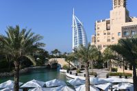 Silvesterreise Dubai - Souk Medinat mit Burj Al Arab (3) &ndash; &copy; Franziska Barthel (Eberhardt TRAVEL)