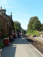 Bahnhof von Goathland, Drehort für den Bahnhof von Hogsmeade &ndash; &copy; Manuela Kreuz (Eberhardt TRAVEL)