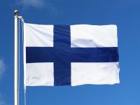 Flagge Finnland &ndash; &copy; Heike Jack (Eberhardt TRAVEL)