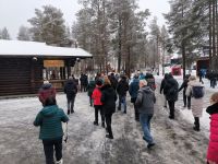 Wir stürmen das Weihnachtsdorf &ndash; &copy; Heike Jack (Eberhardt TRAVEL)