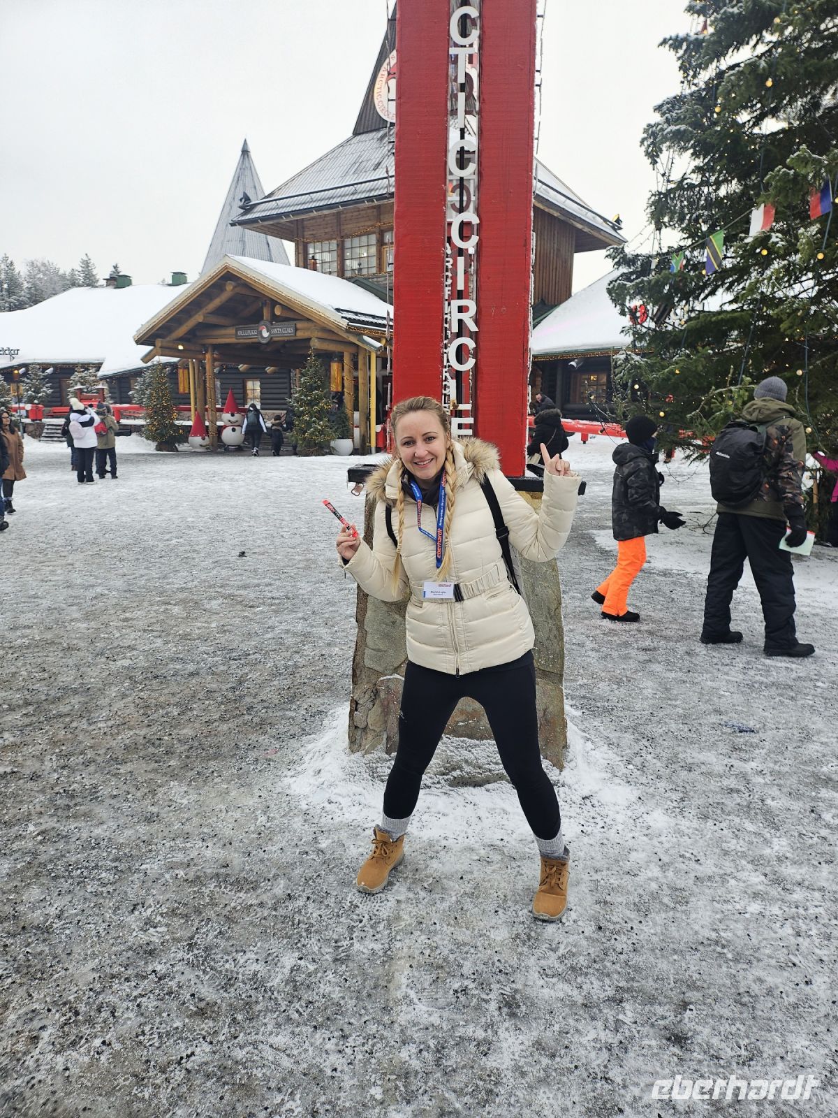 5. Tag - angekommen im Santa Claus Village zur Überschreitung des Polarkreises! &ndash; &copy; Mariele Legler (Eberhardt TRAVEL)