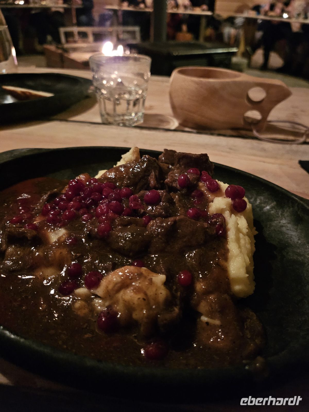 Tag 6 - Rentiergulasch beim Kota Dinner &ndash; &copy; Mariele Legler (Eberhardt TRAVEL)