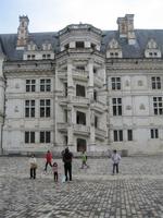 Wendeltreppe im Schloss Blois