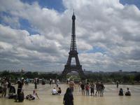 Stadtrundfahrt Paris, Blick zum Eiffelturm