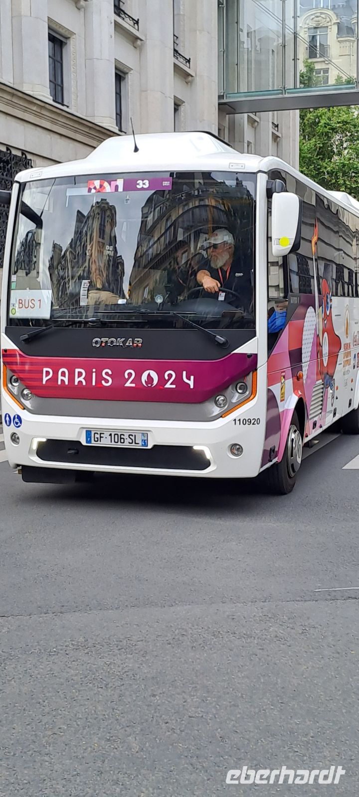 Paris, Bus für Olympia &ndash; &copy; Katja Haubold (Eberhardt TRAVEL)