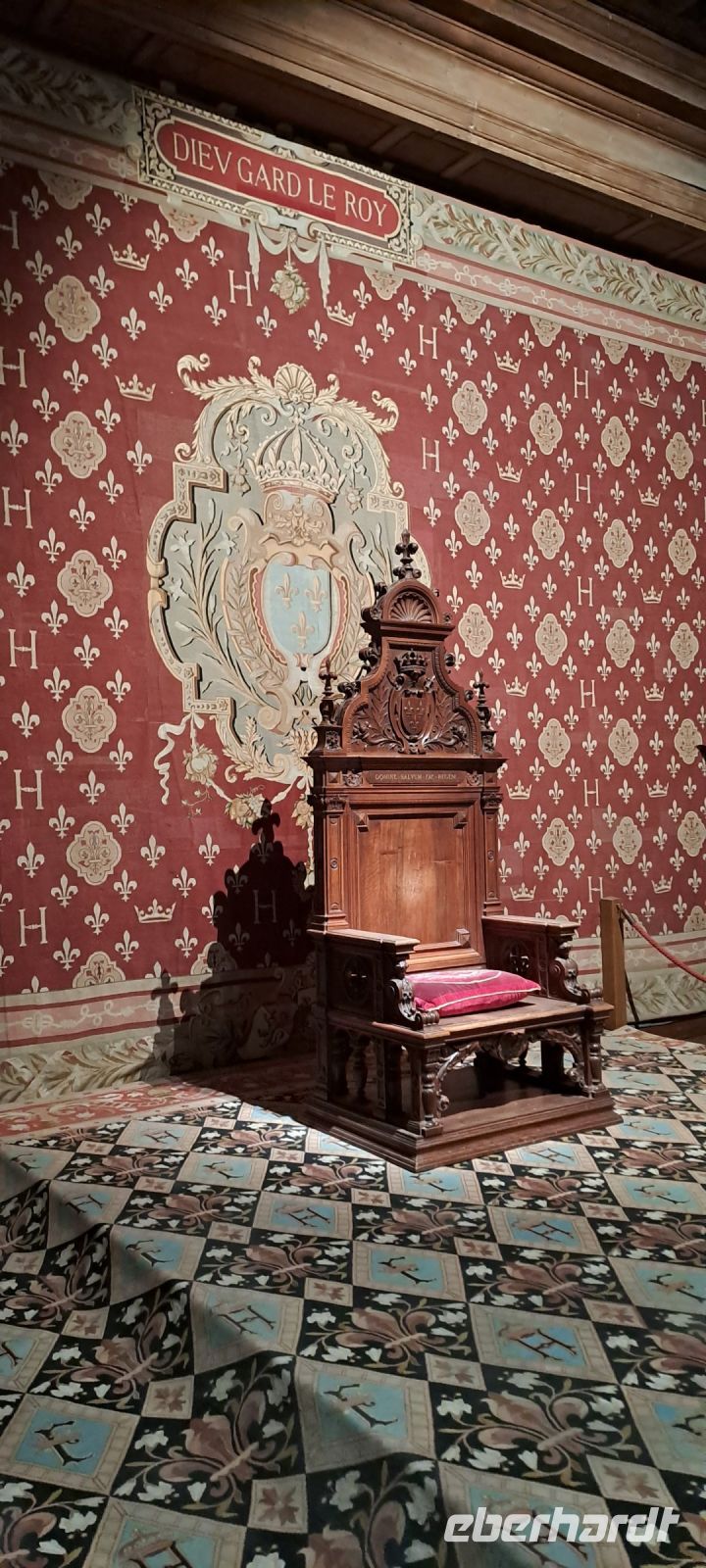Cheverny, Betstuhl &ndash; &copy; Katja Haubold (Eberhardt TRAVEL)