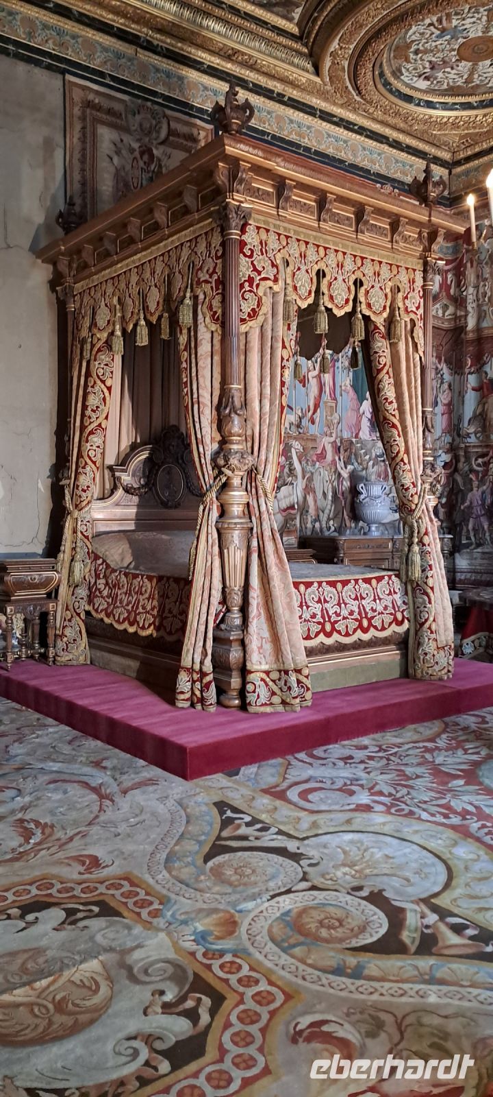 Fontainebleau, Königliches Schlafgemach &ndash; &copy; Katja Haubold (Eberhardt TRAVEL)
