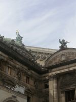 Nur Teile der Opera Garnier sind sichtbar, Renovierungsarbeiten!  &ndash; &copy; Alicia Eckert (Eberhardt TRAVEL)