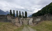Amphitheater in Martigny, Überreste der Stadt Forum Claudii Vallensium &ndash; &copy; Sabine Möllering-Stork (Eberhardt TRAVEL)