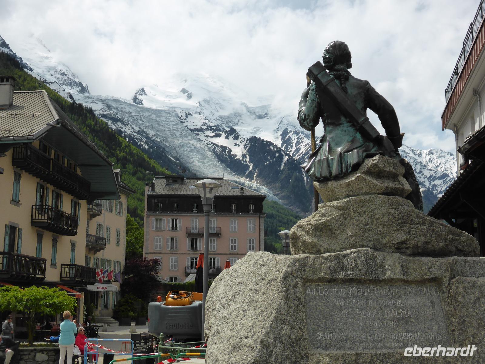 Chamonix - Blick zum Mont Blanc &ndash; &copy; Claudia Bernhardt (Eberhardt TRAVEL)