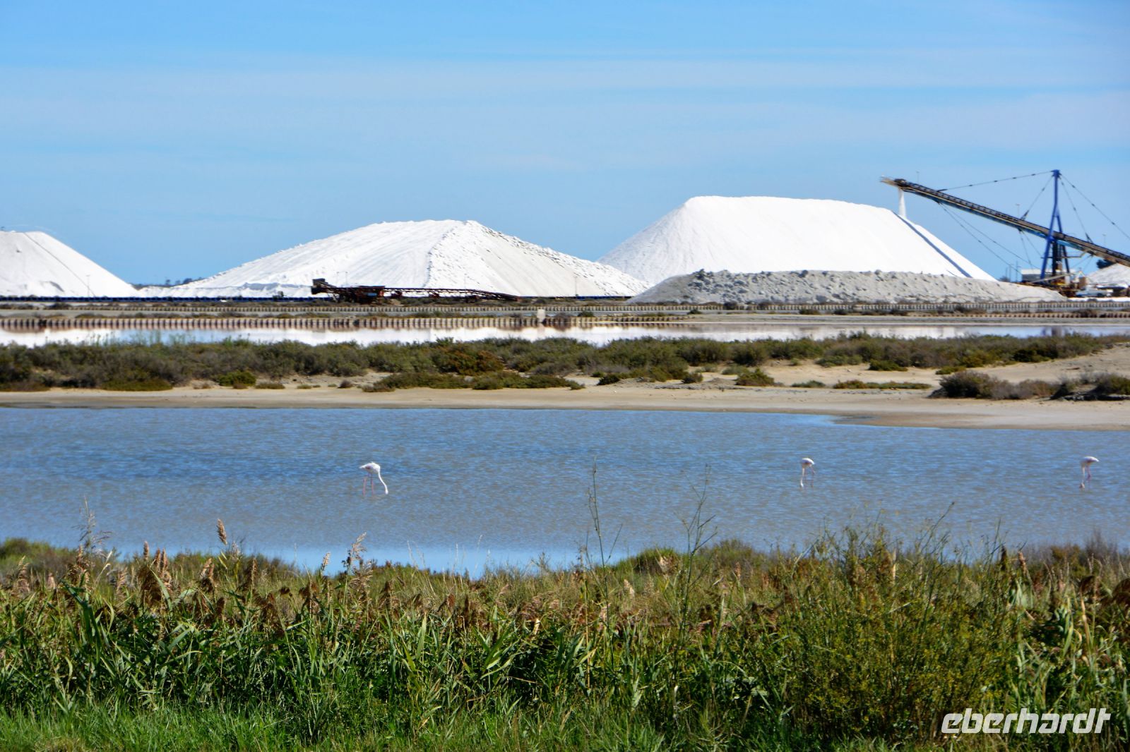 Salzgewinnung in der Camargue &ndash; &copy; Gina Egenolf (Eberhardt TRAVEL)