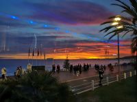 Tag 2 Nizza, Sunset an der Promenade  &ndash; &copy; Gabriele Sauer (Eberhardt TRAVEL)