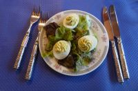 Tag 9 05.06.2022 Chartres, Oeuf Mimosa &ndash; &copy; Gabriele Sauer (Eberhardt TRAVEL)