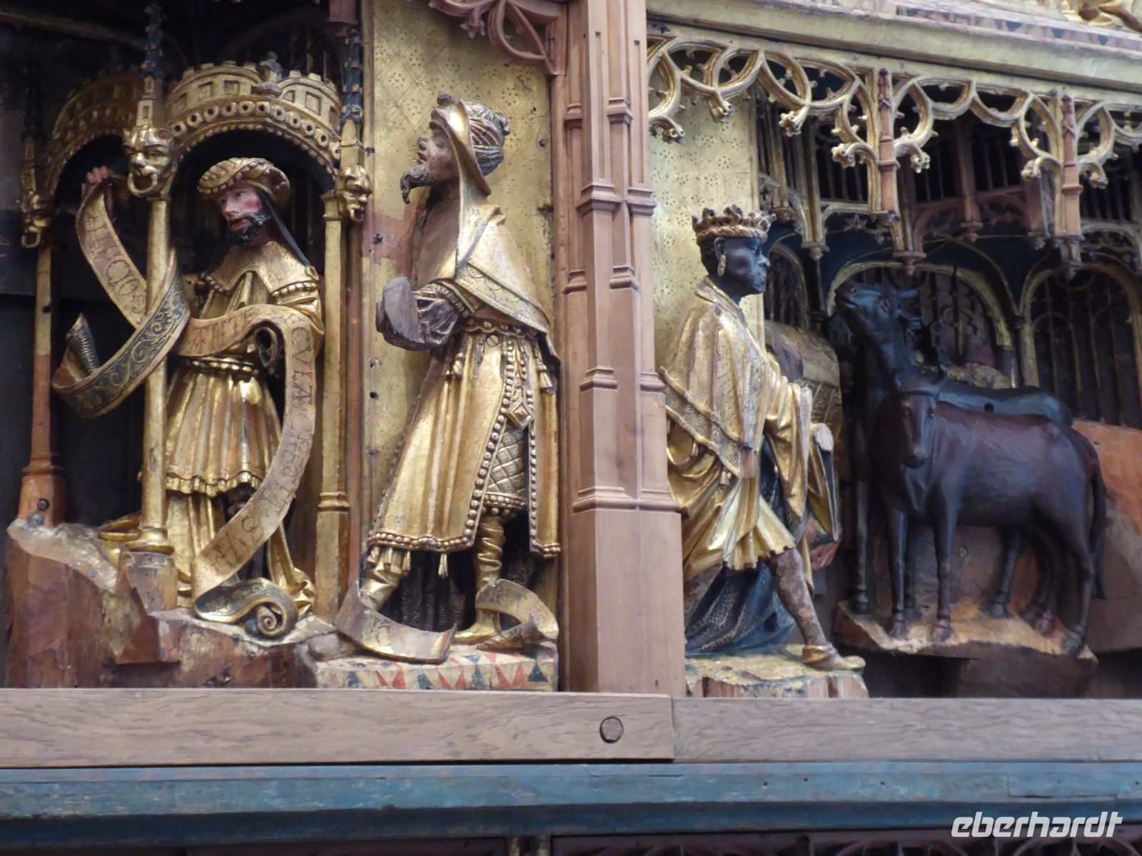 Tag 8 25.06.2022 Rennes, Kathedrale, flämischer Altar, Detail &ndash; &copy; Gabriele Sauer (Eberhardt TRAVEL)