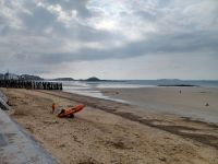 St. Malo, Strand bei Ebbe &ndash; &copy; Ute Solf (Eberhardt TRAVEL)
