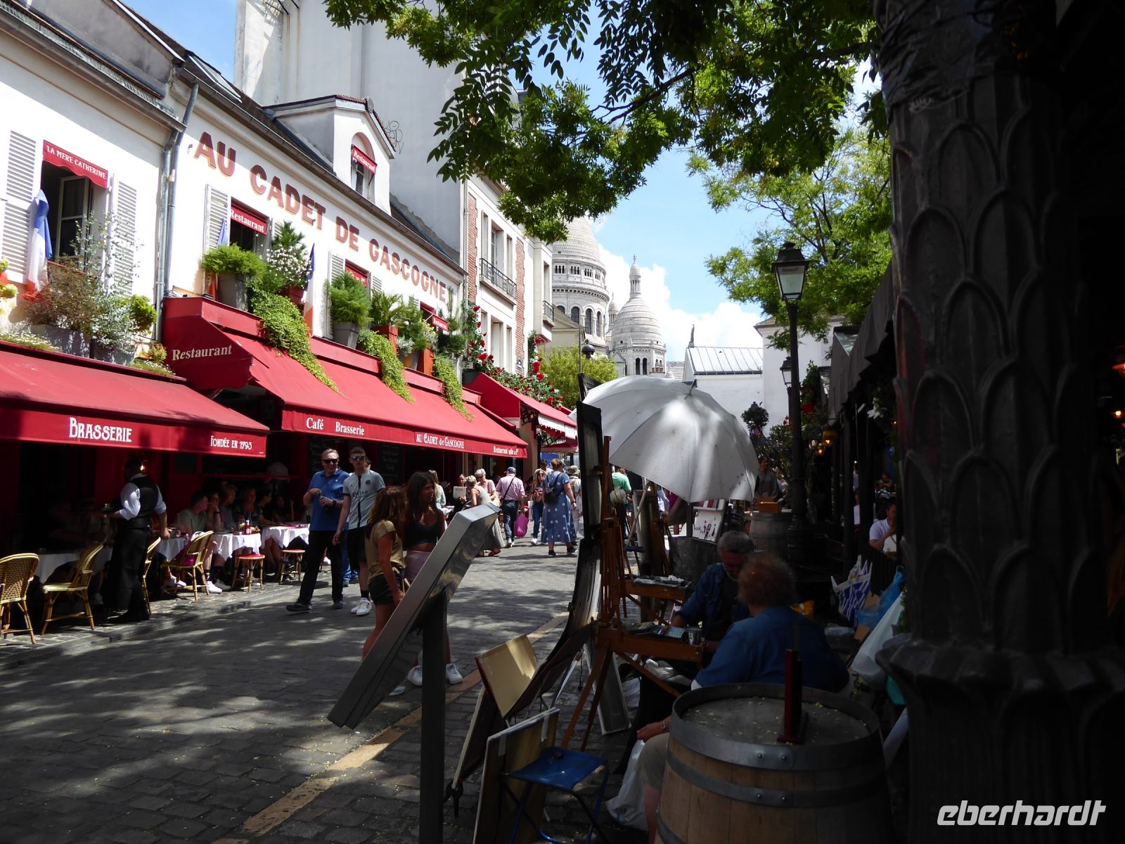 Paris Petit Tag 5 27.07.2022 Place du Tertre &ndash; &copy; Gabriele Sauer (Eberhardt TRAVEL)