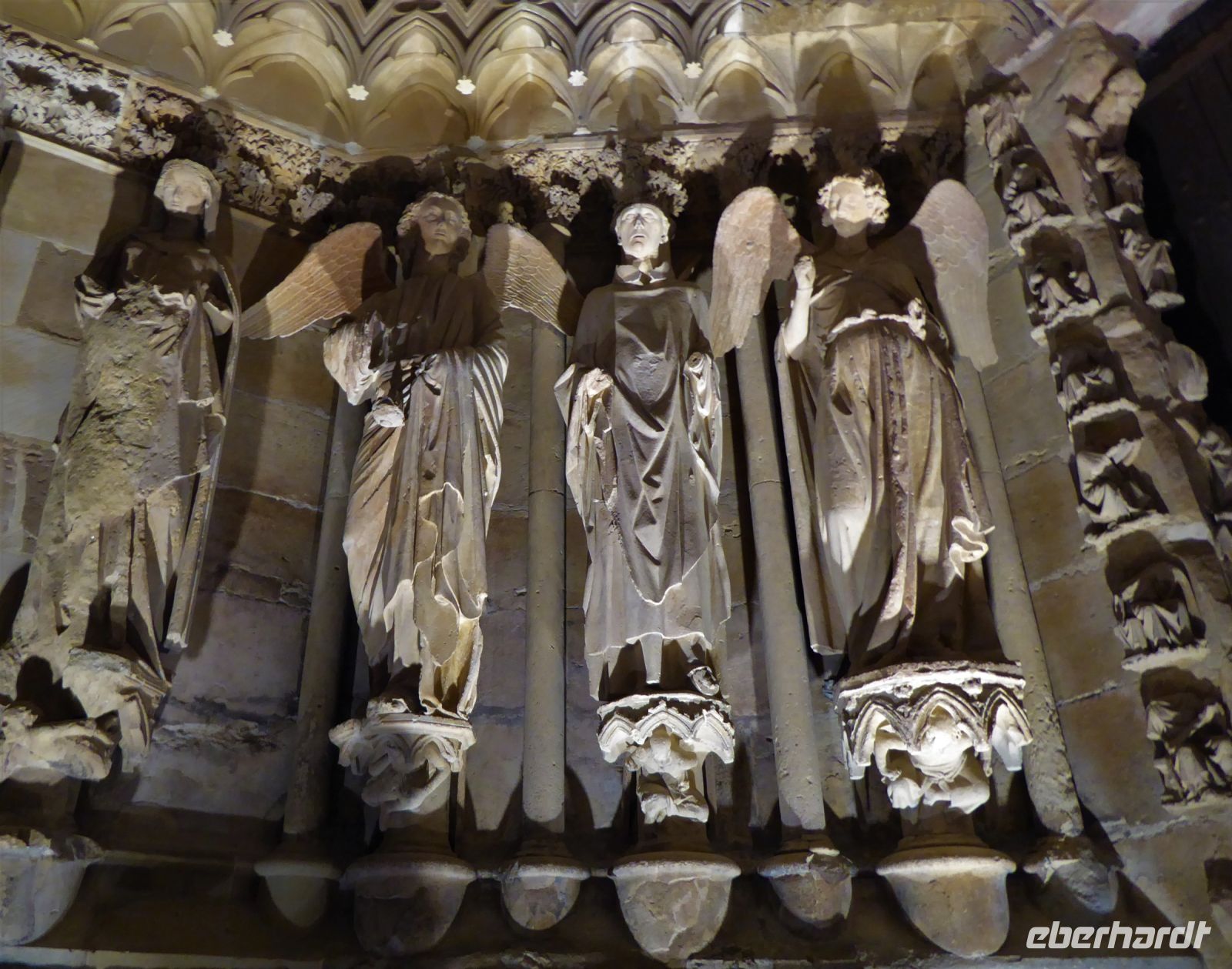 Tag 10 15.08.2022 Reims, Kathedrale, Detail &ndash; &copy; Gabriele Sauer (Eberhardt TRAVEL)