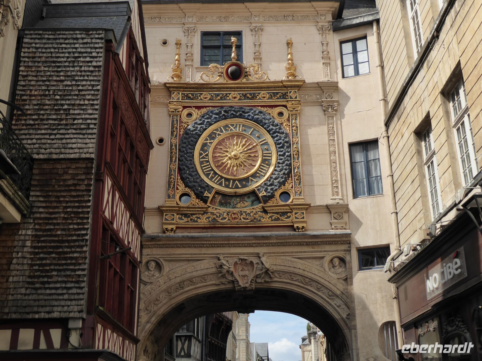 Tag 10 15.08.2022 Stadtführung in Rouen, Horologe &ndash; &copy; Gabriele Sauer (Eberhardt TRAVEL)