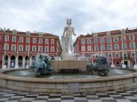 Tag 2 Stadtrundgang Nizza, Apollo Brunnen &ndash; &copy; Gabriele Sauer (Eberhardt TRAVEL)