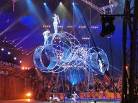 Tag 4 45. internationales Zirkusfestival, doppeltes Riesenrad &ndash; &copy; Gabriele Sauer (Eberhardt TRAVEL)
