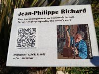 Der Künstler Jean-Philippe Richard    &ndash; &copy; Alexandre de Bordelius (Eberhardt TRAVEL)