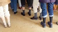 Hosen hochgekrempelt bevor es in die 