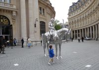 Tag 2 30.04.2023  Charles Ray, Reiter mit Pferd &ndash; &copy; Gabriele Sauer (Eberhardt TRAVEL)