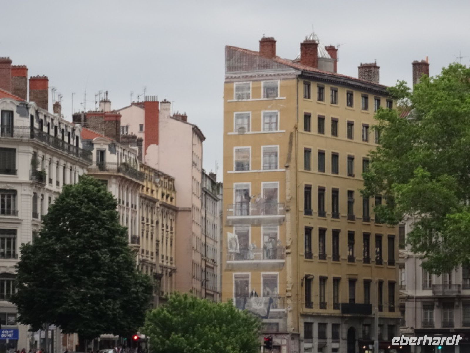 Lyon - bemalte Hauswand &ndash; &copy; Hans-Joachim Trutz (Eberhardt TRAVEL)