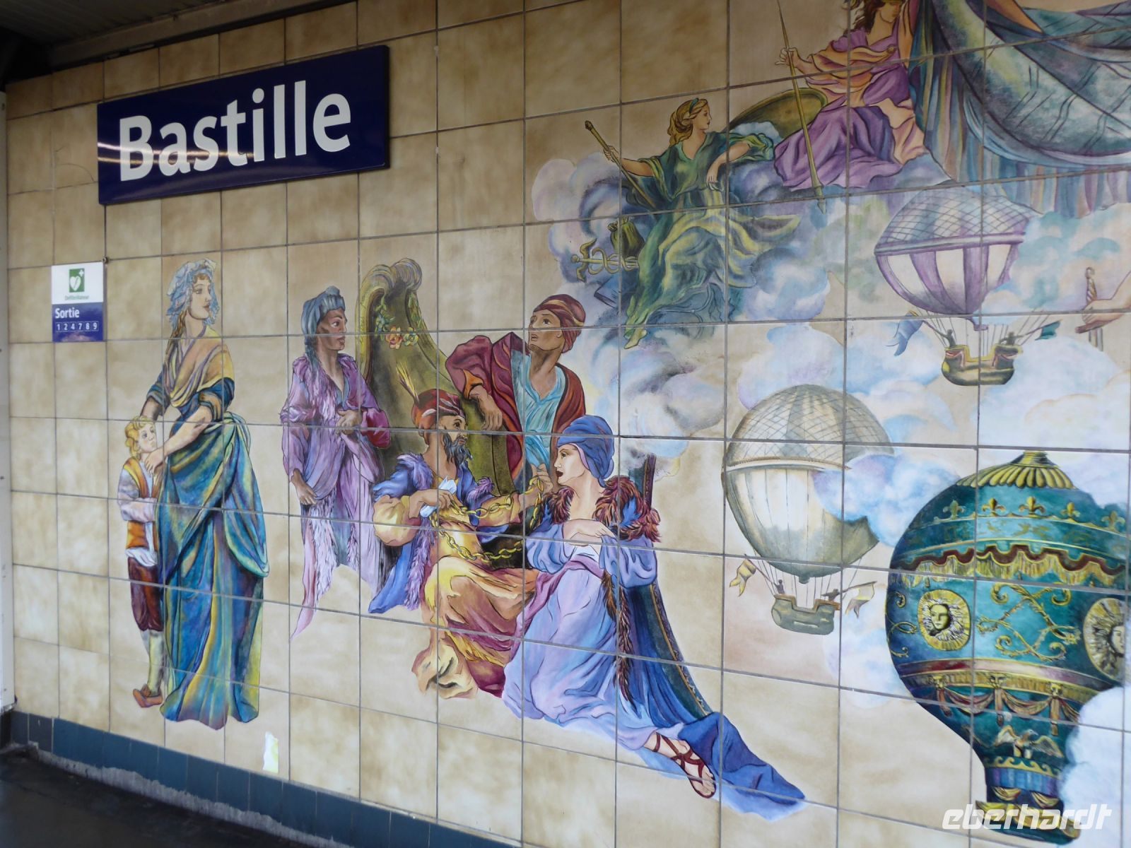 Tag 4 30.05.2023 Métro Station Bastille &ndash; &copy; Gabriele Sauer (Eberhardt TRAVEL)