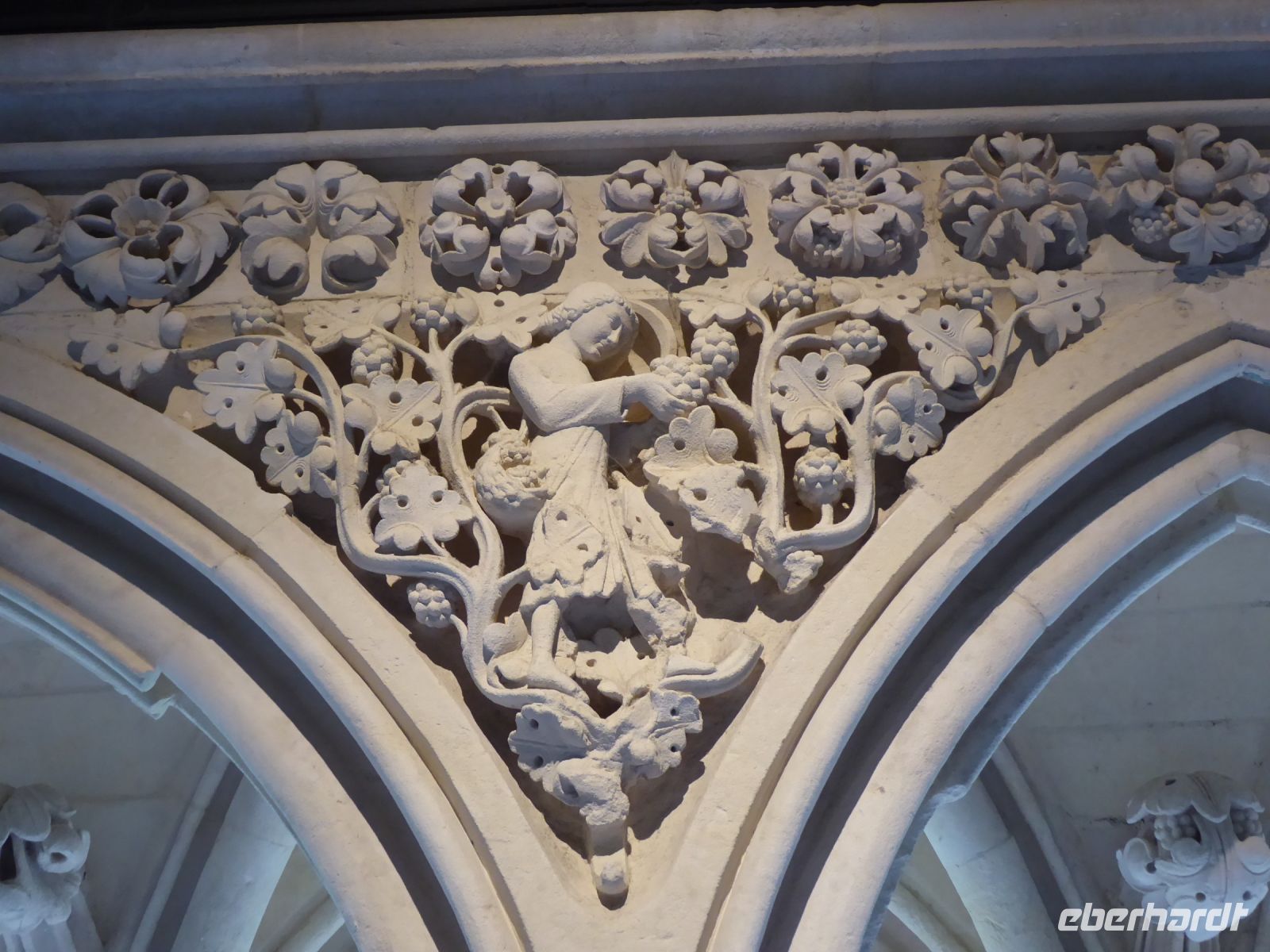Tag 9 13.08.2023 Mont Saint Michel, Kreuzgang, Detail &ndash; &copy; Gabriele Sauer (Eberhardt TRAVEL)