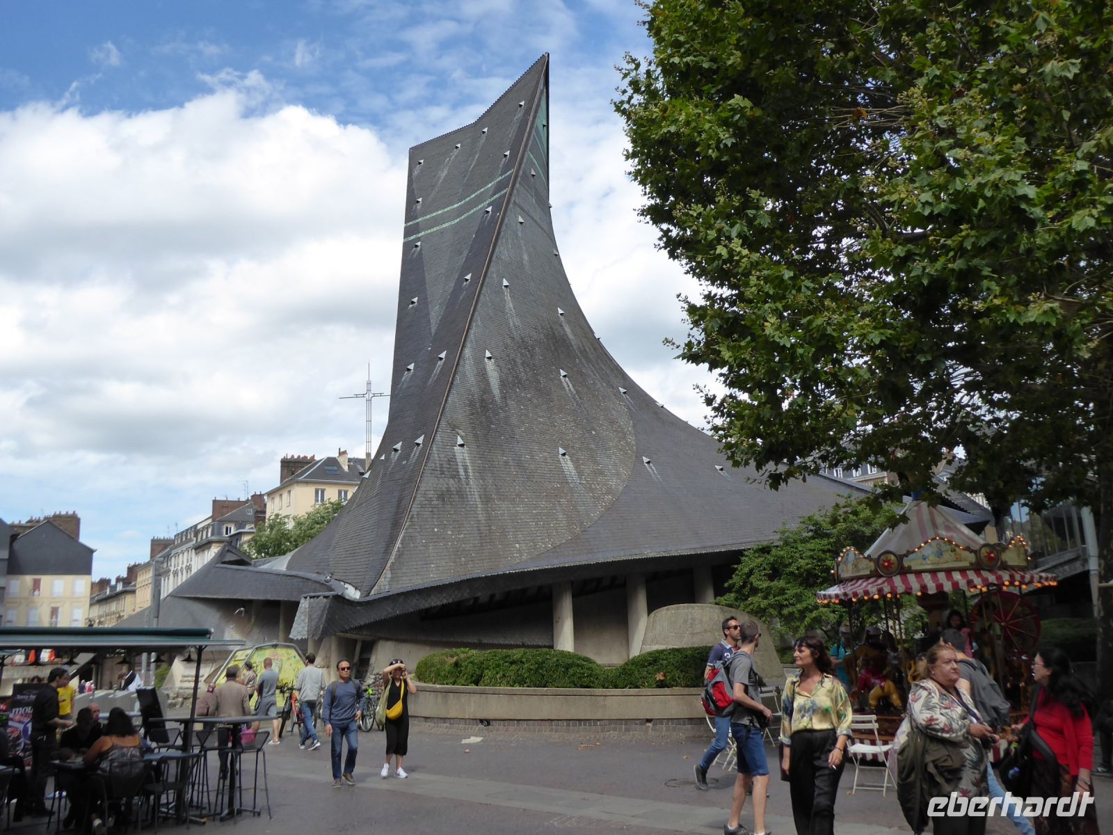 Tag 10 14.08.2023 Stadtführung in Rouen, Ste. Jeanne d´Arc &ndash; &copy; Gabriele Sauer (Eberhardt TRAVEL)