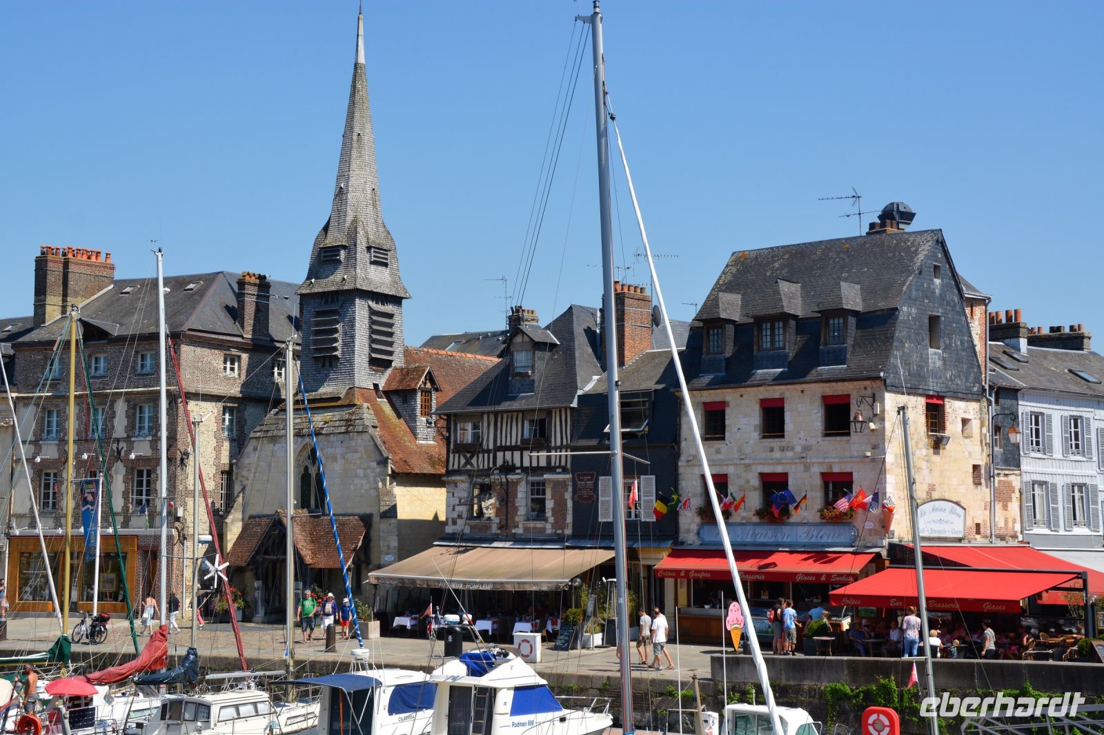 am alten Hafen von Honfleur &ndash; &copy; Gina Egenolf (Eberhardt TRAVEL)