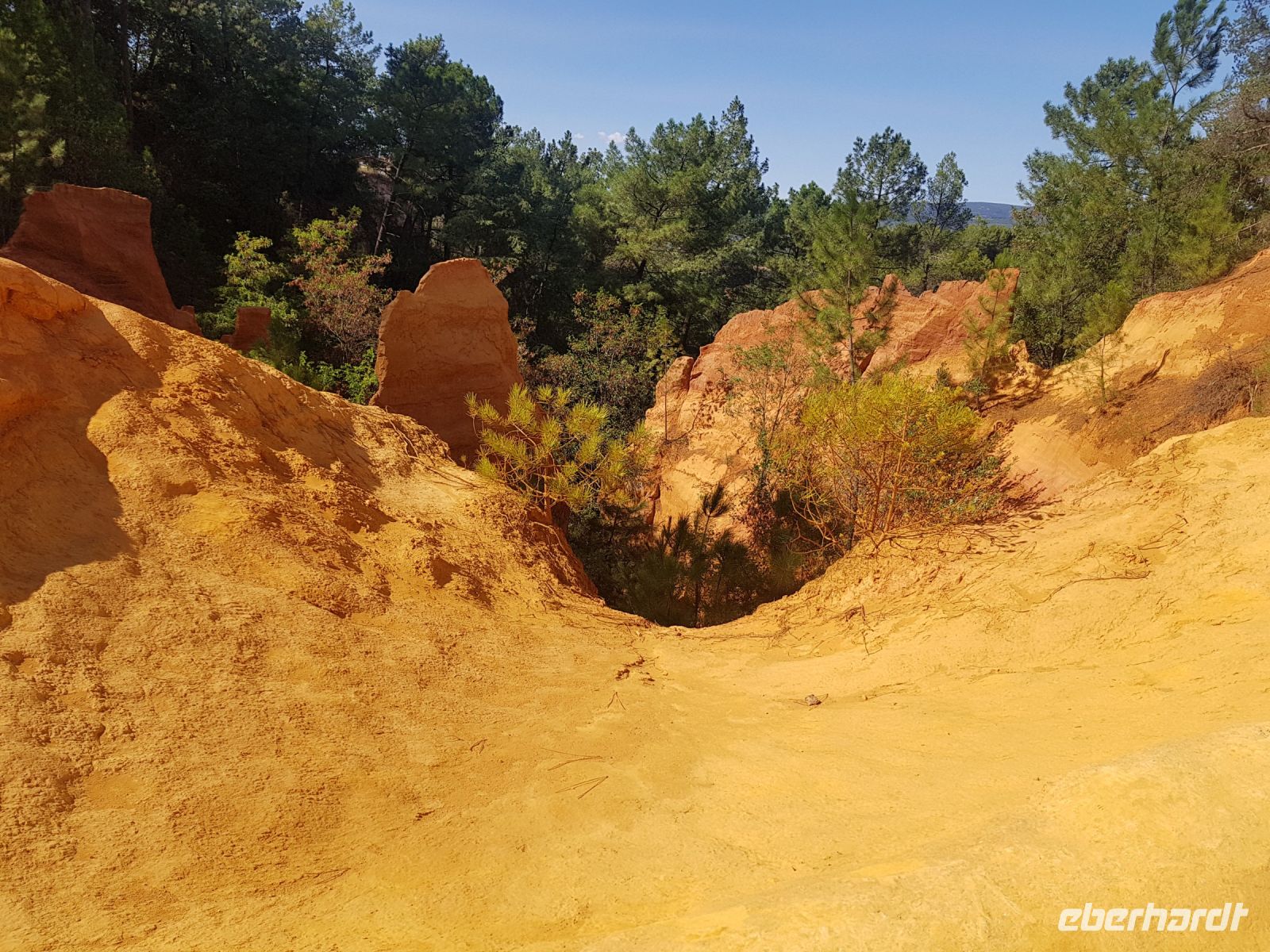 Ockersteinbruch von Roussillon &ndash; &copy; Beate Schroedter (Eberhardt TRAVEL)